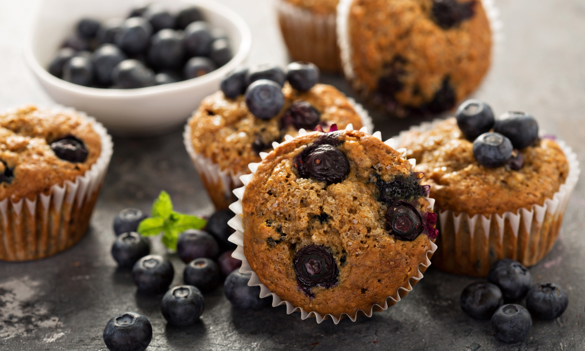 Urban Fare's Whole Wheat Blueberry Muffins