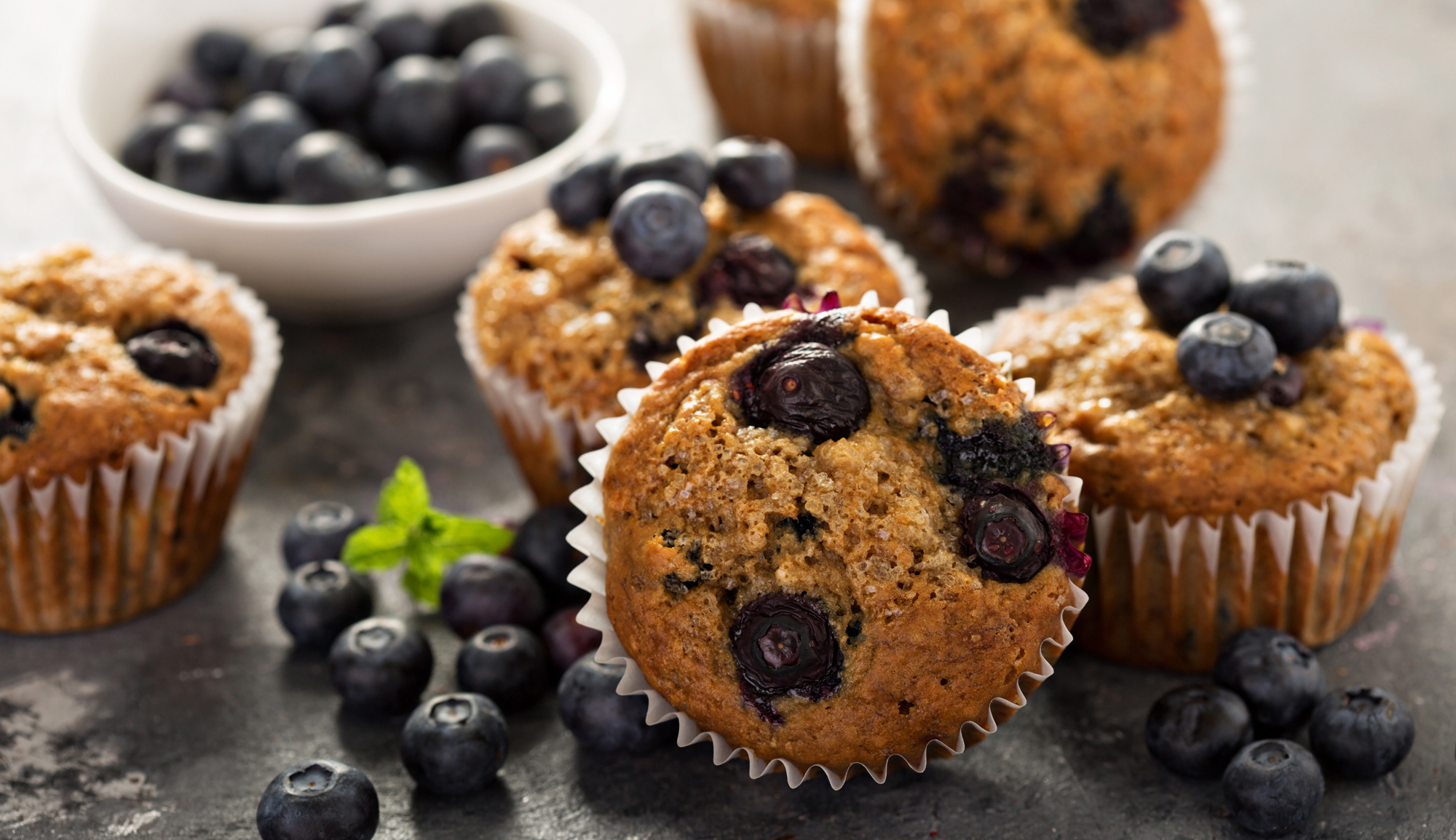 Urban Fare's Whole Wheat Blueberry Muffins