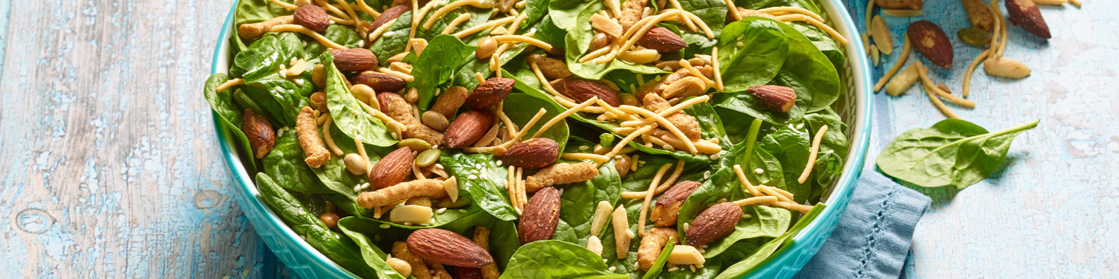 Asian-Inspired Spinach Salad