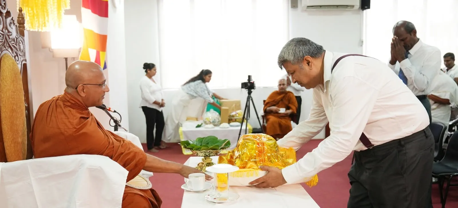 අධිකරණ සහ ජාතික ඒකාබද්ධතා අමාත්‍යාංශයේදී සිදුකළ ධර්ම දේශනාව — ඡායාරූපය 1