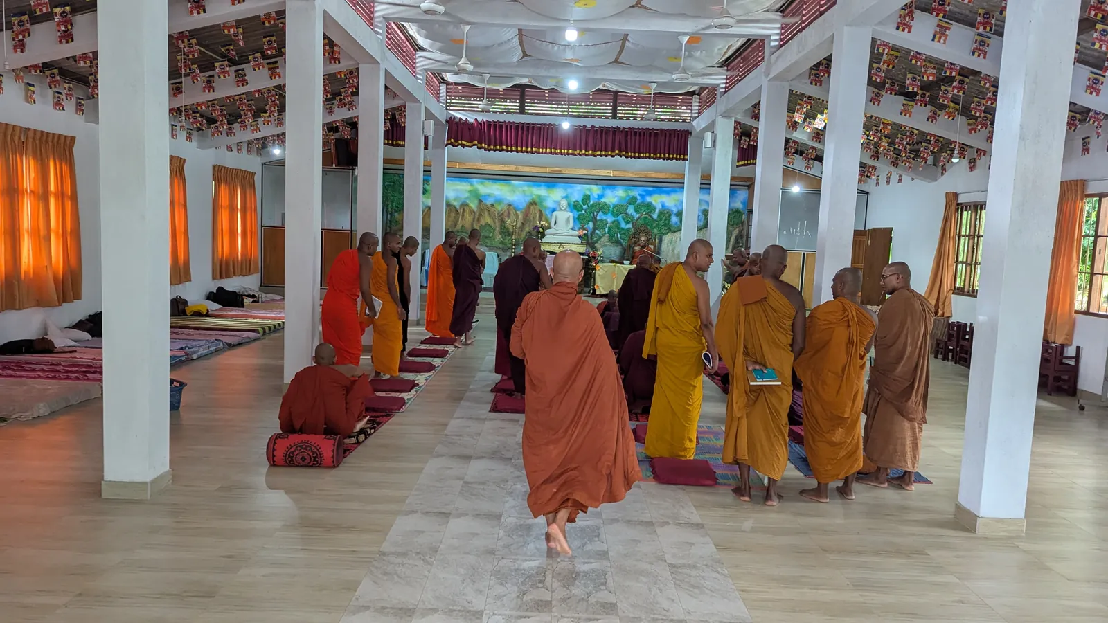 උපසම්පදා අපේක්ෂක සාමණේර හිමිවරුන්ගේ පුහුණු කිරීමේදී — ඡායාරූපය 11