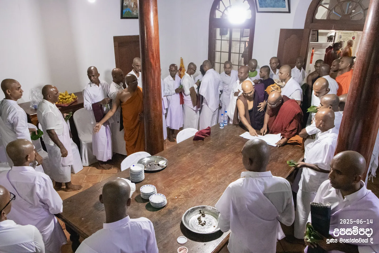 උපසම්පදා අපේක්ෂක සාමණේර හිමිවරුන්ගේ පුහුණු කිරීමේදී — ඡායාරූපය 3