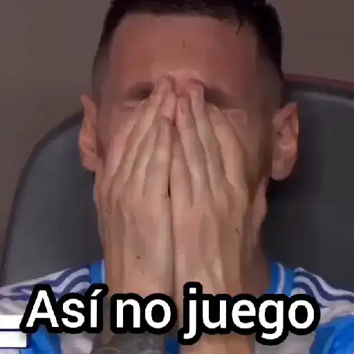 stickers_😕Messi_llorando😭_memes_😕_