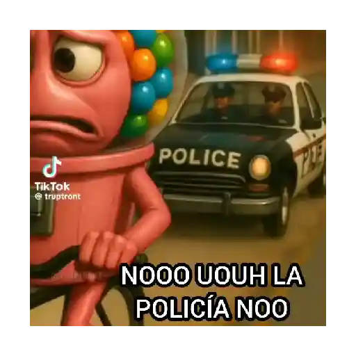 stickers_Noo_la_policía_noo_🚔🚓
