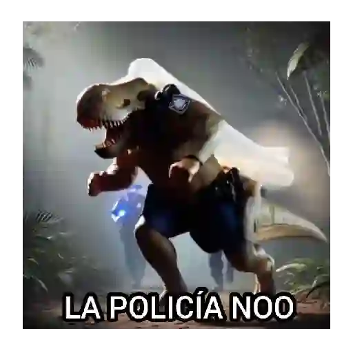 stickers_Noo_la_policía_noo_🚔🚓