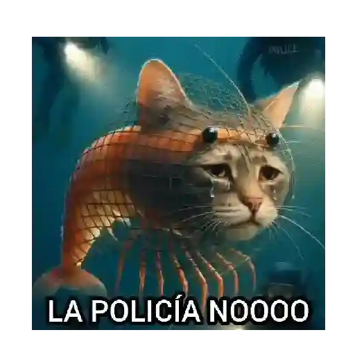 stickers_Noo_la_policía_noo_🚔🚓