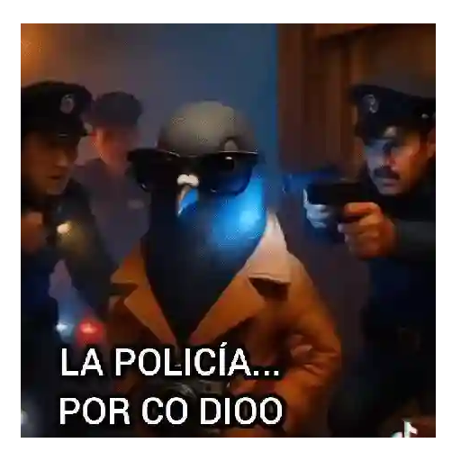 stickers_Noo_la_policía_noo_🚔🚓