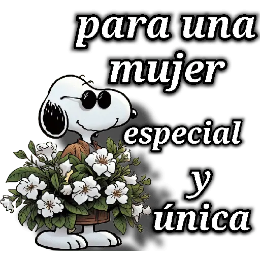 stickers_Snoopy_día_de_la_madre