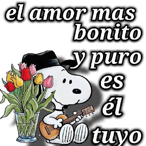 stickers_Snoopy_día_de_la_madre