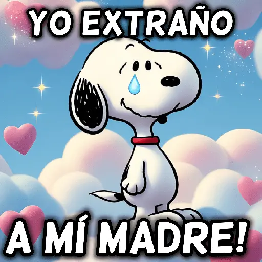 stickers_Snoopy_día_de_la_madre