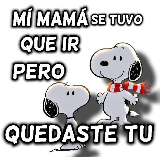 stickers_Snoopy_día_de_la_madre