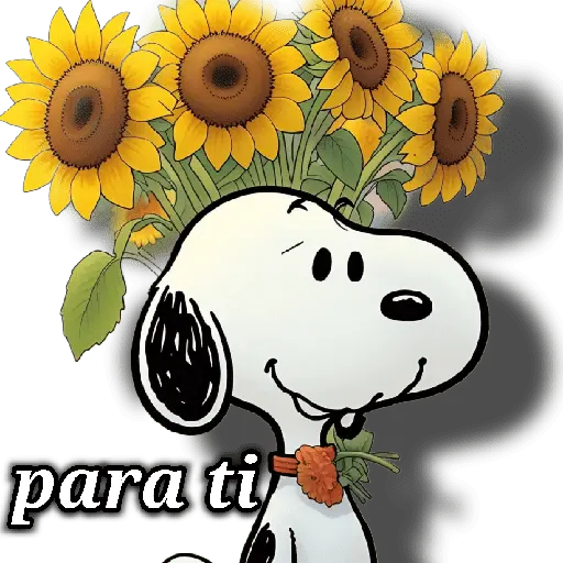 stickers_Snoopy_día_de_la_madre