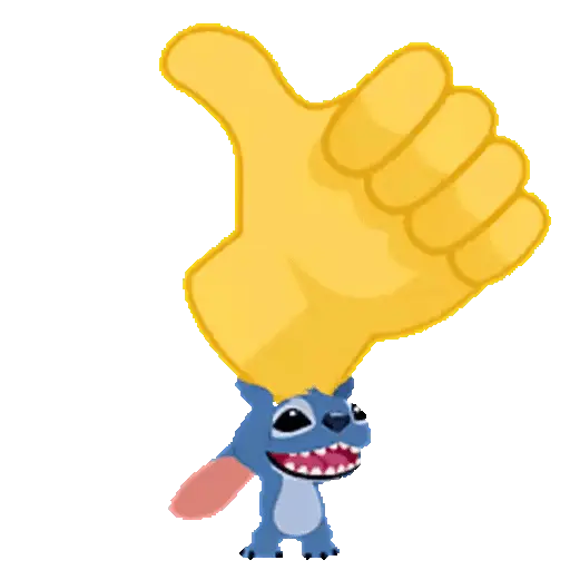 stickers_Emoji_Bola_🟡_y_Stitch_Animado