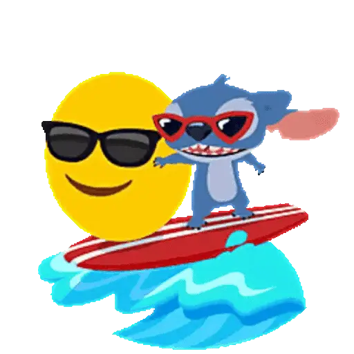 stickers_Emoji_Bola_🟡_y_Stitch_Animado