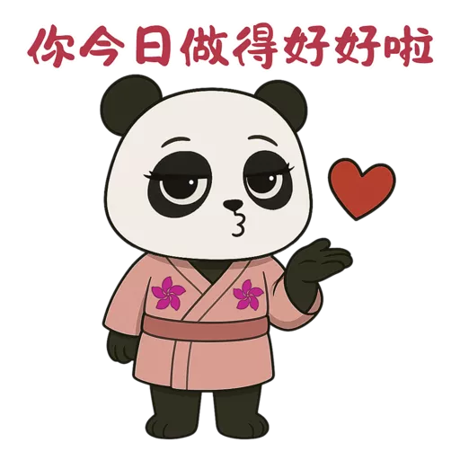 stickers_東瀛小喬_@_turbopanda.hk