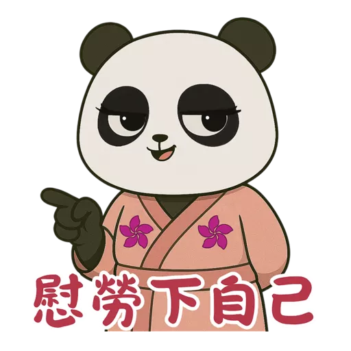 stickers_東瀛小喬_@_turbopanda.hk