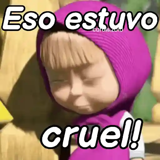 stickers_Masha_frases_para_contestar_👧🏼🐻