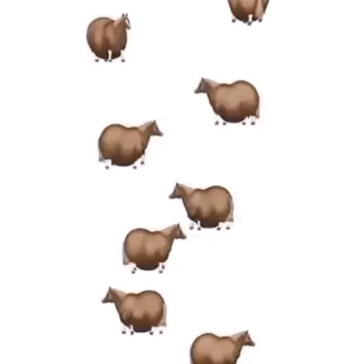 stickers_fat_horse_|_Spinning_horse_🐎