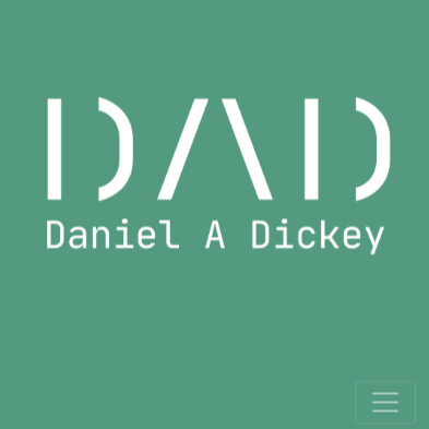 Screenshot of this website mobile header