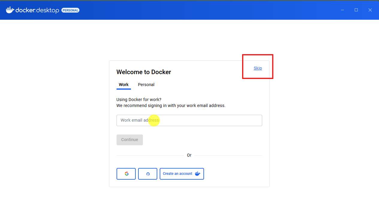 Docker Desktop 대시보드