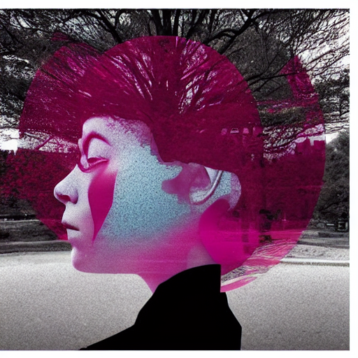 inverted colors portrait, Stable Diffusion