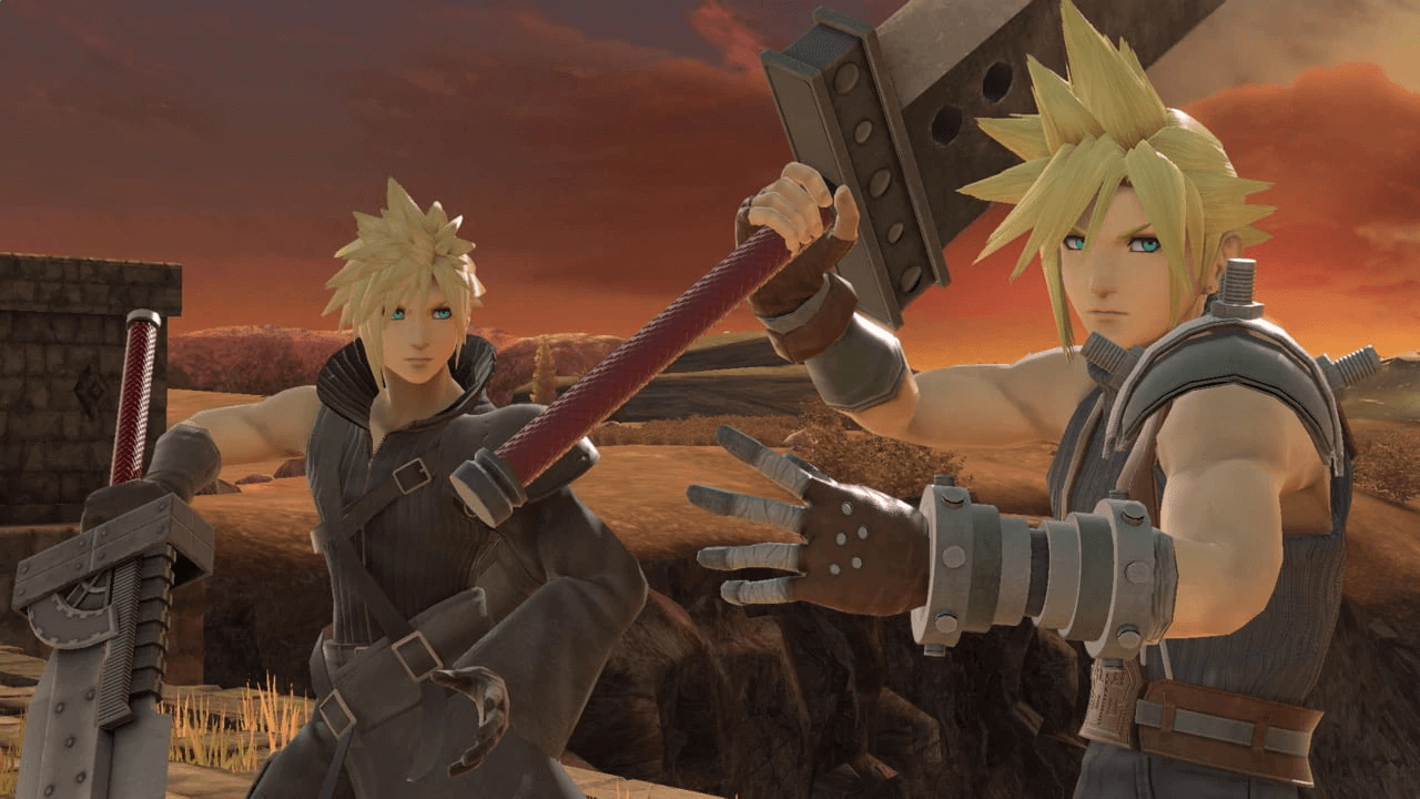 cloud strife advent children smash