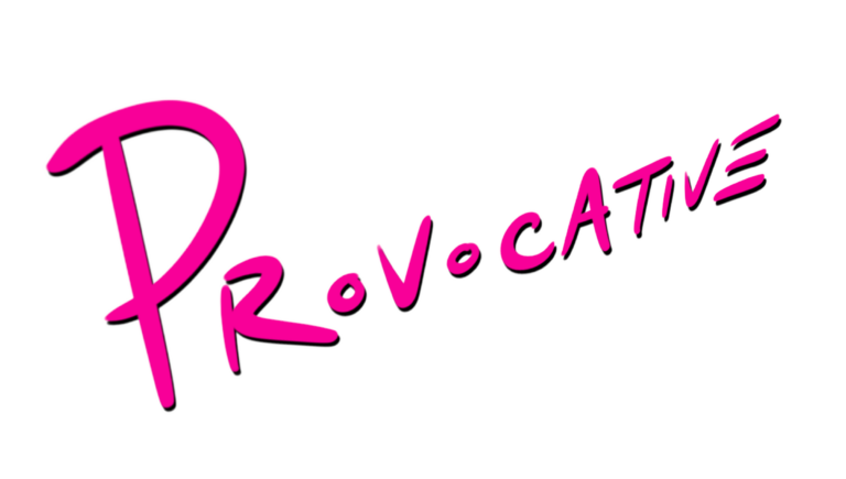 Provocative logo