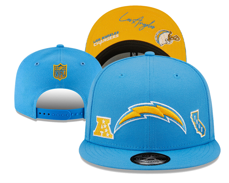 NFL Los Angeles Chargers 9FIFTY Snapback Adjustable Cap Hat-638398272334118477