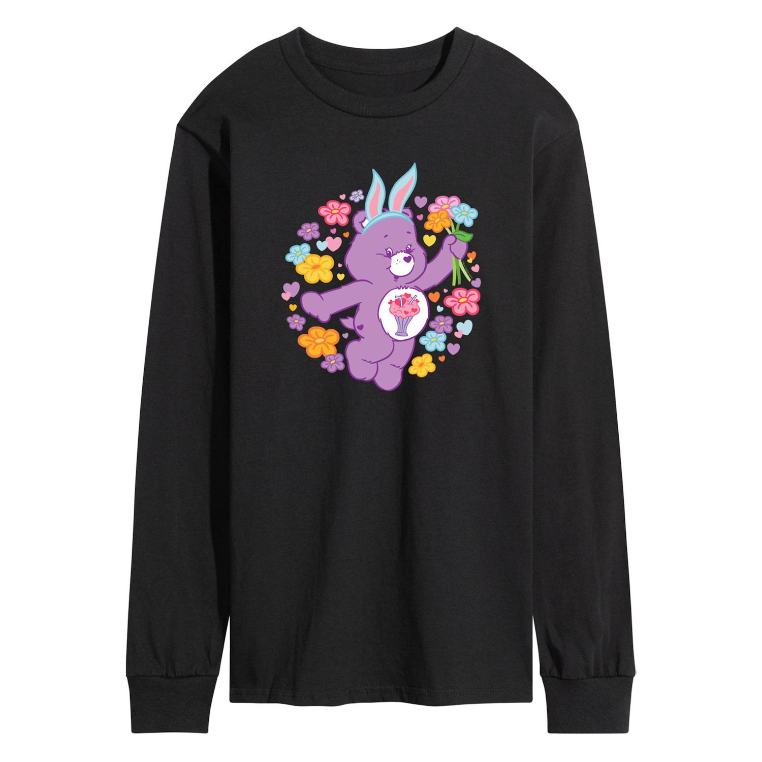 Care Bears Bunny Bear Unisex Long Sleeve Graphic Tee T-Shirt