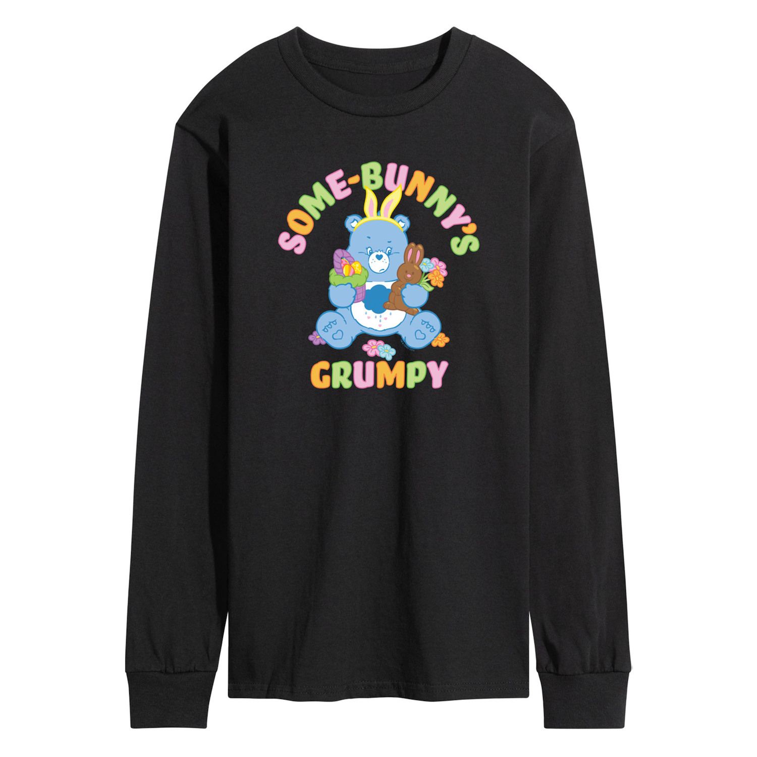 Care Bears Some-Bunny's Grumpy Unisex Long Sleeve Graphic Tee T-Shirt