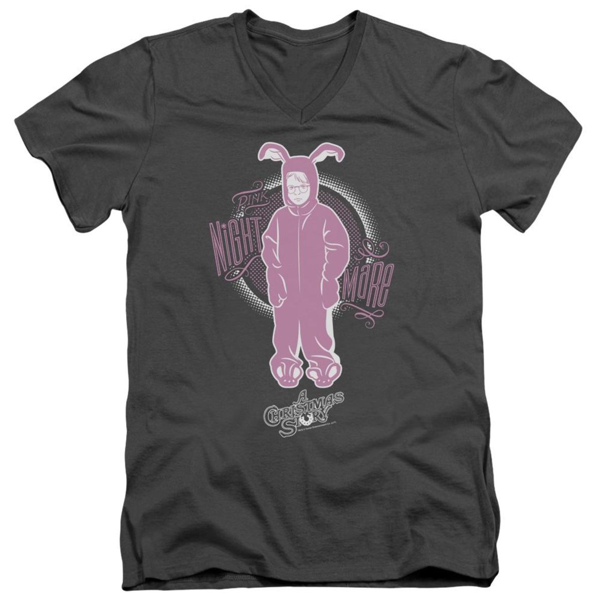 A Christmas Story Pink Nightmare Short Sleeve T-shirt