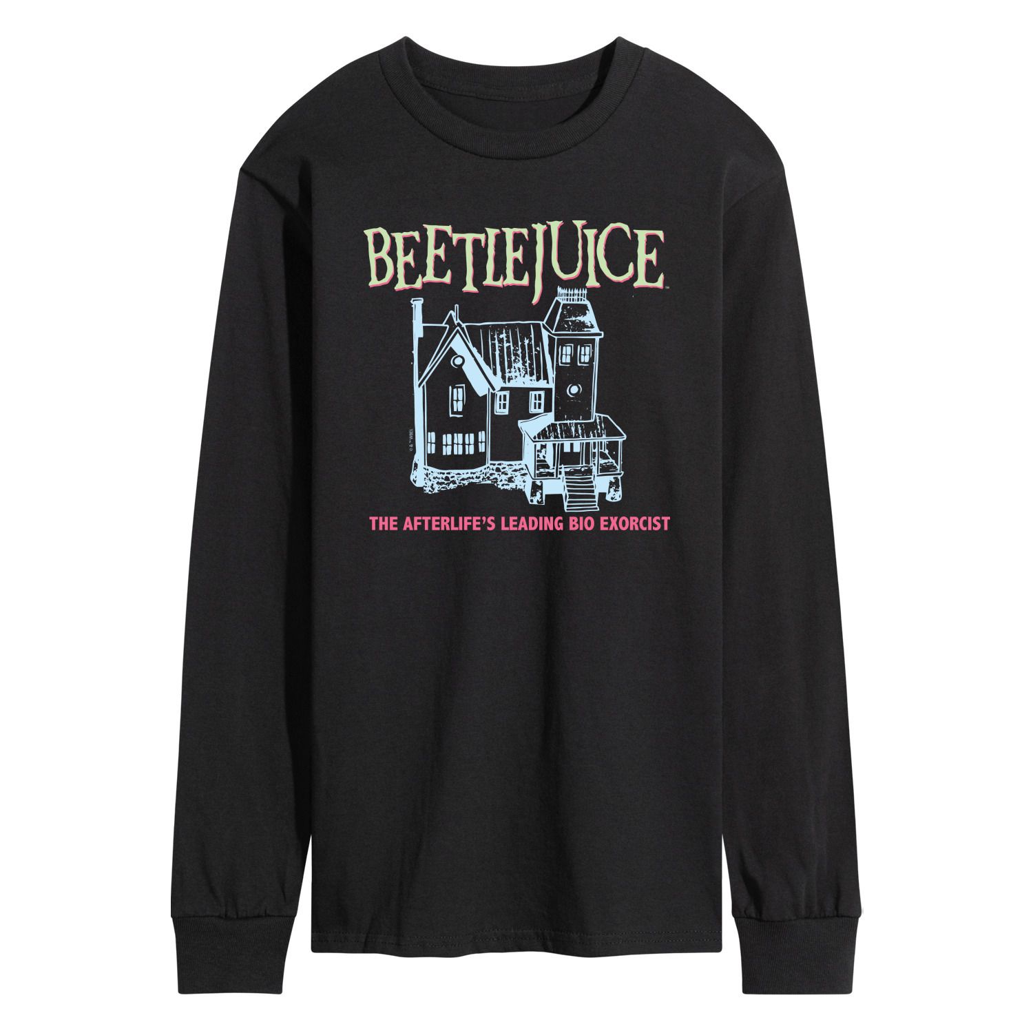 Beetlejuice House Unisex Long Sleeve Graphic Tee T-Shirt