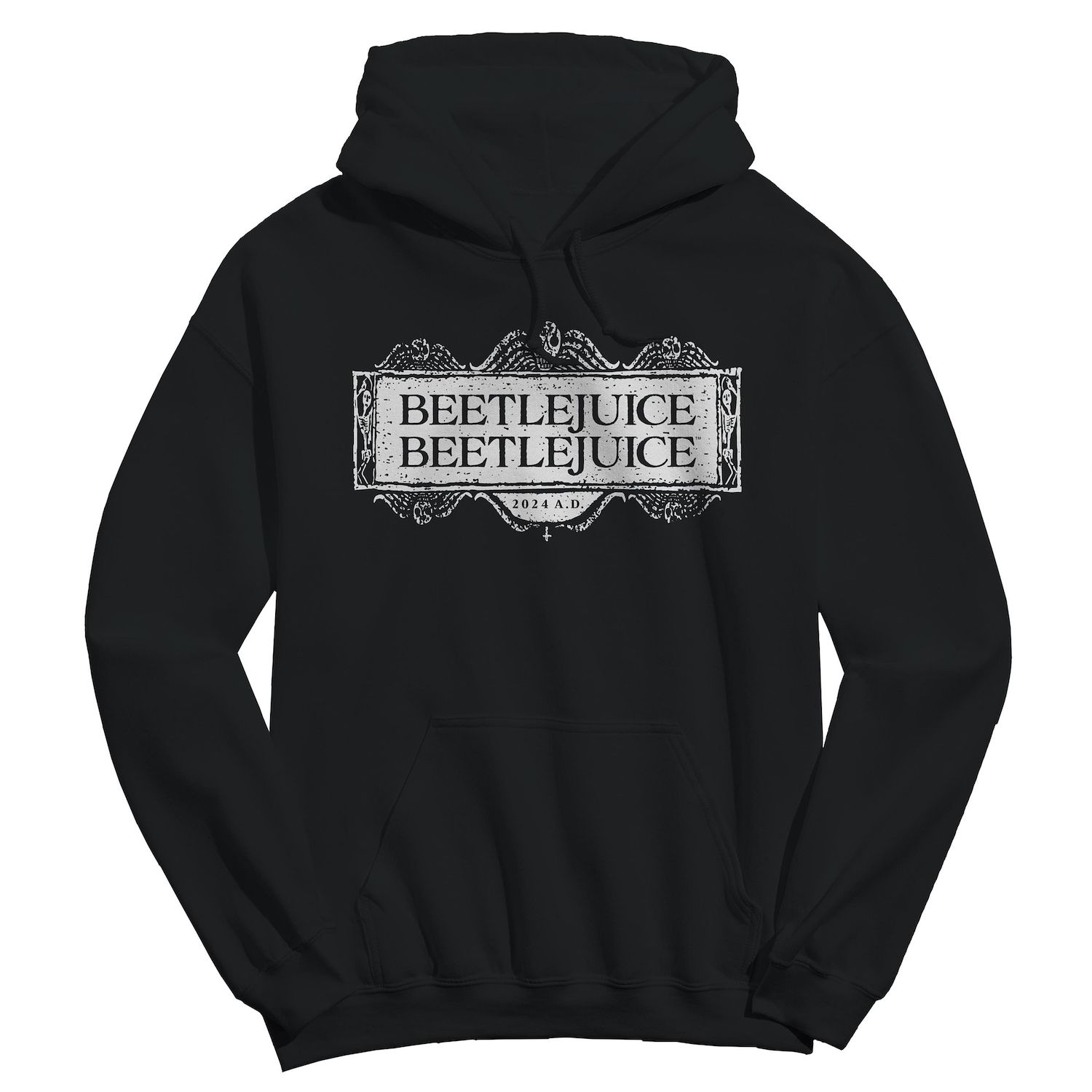 Beetlejuice Logo Beetlejuice Graphic Crew Fleece Unisex Hoodie