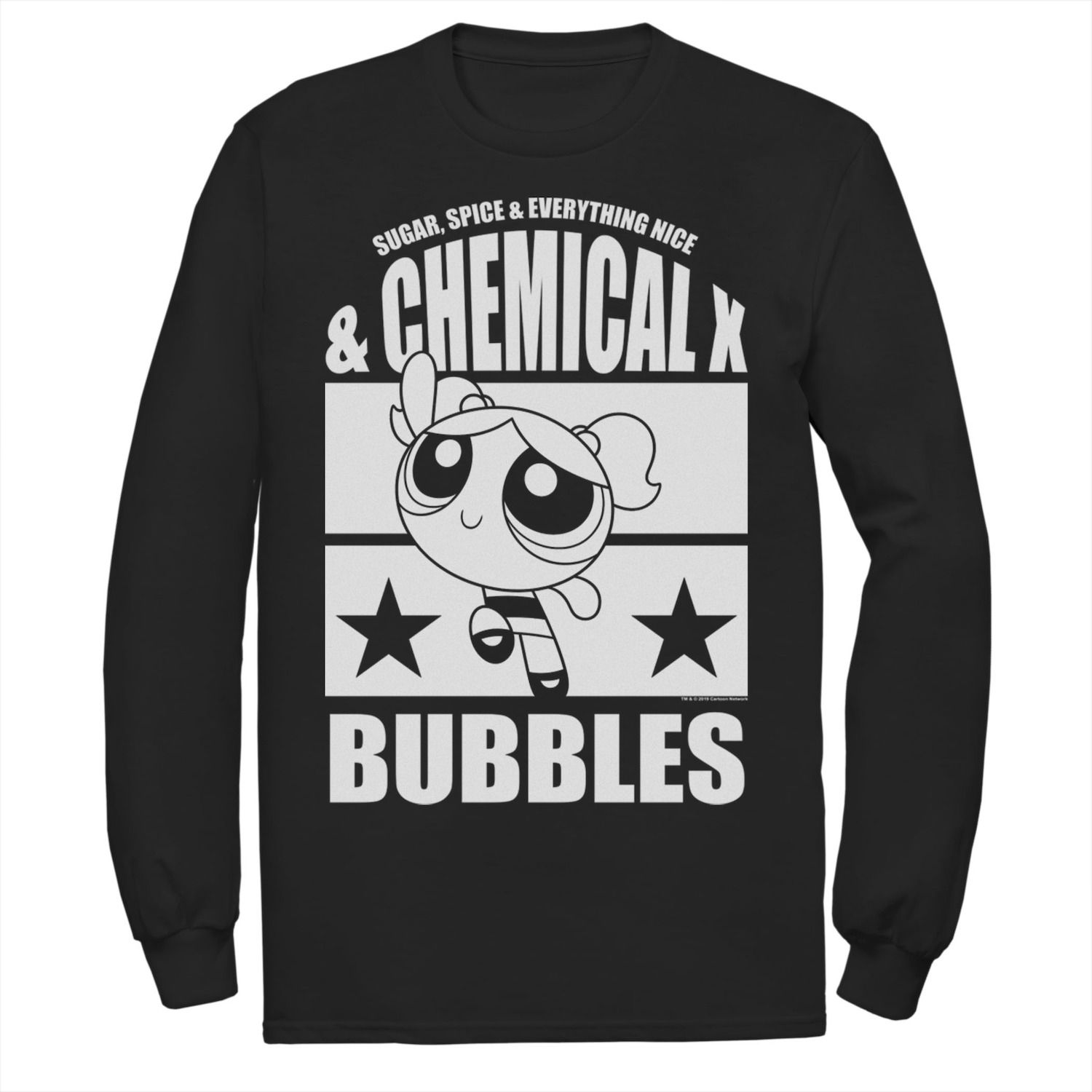 Cartoon Network Powerpuff Girls Bubbles Chemical X Unisex Long Sleeve T-Shirt