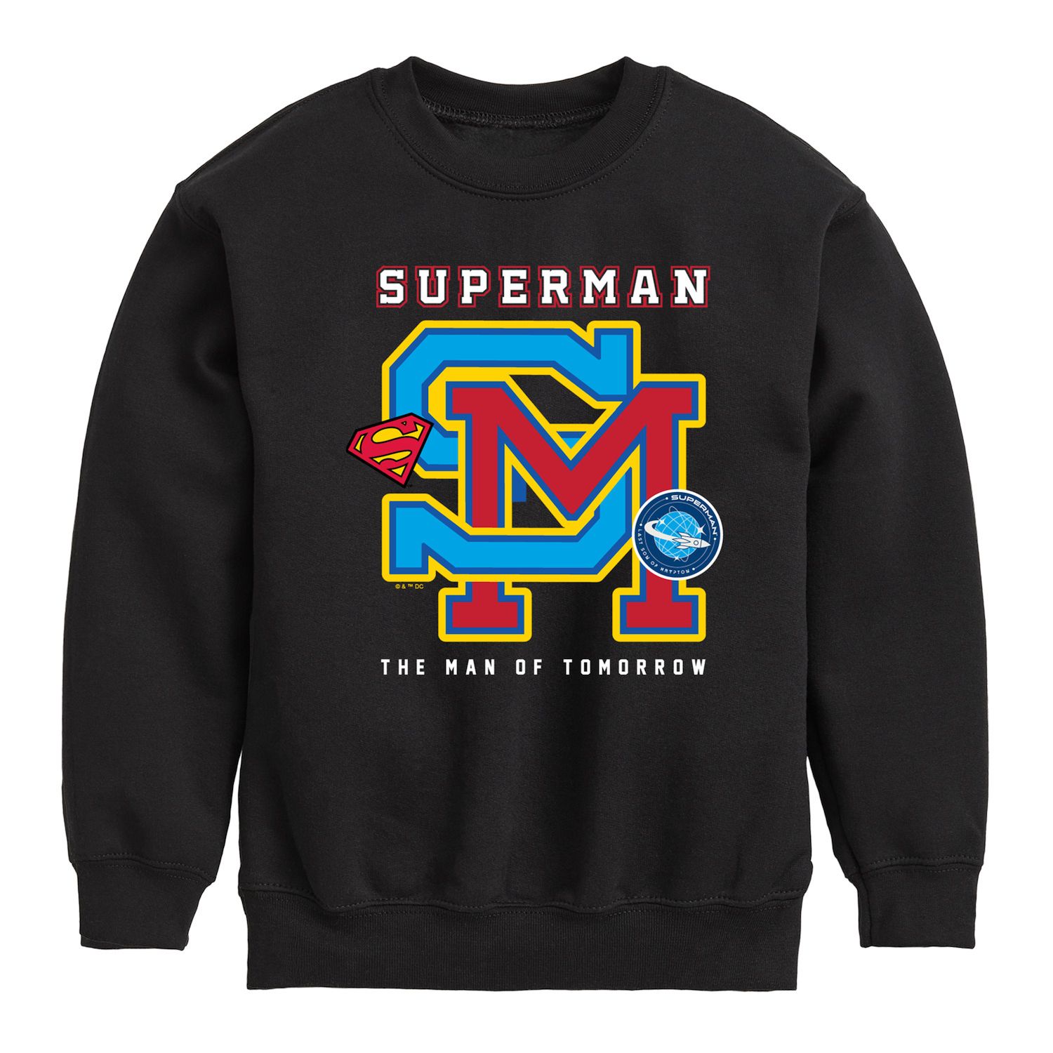 Boys 8-20 DC Comics Superman The Man Of Tomorrow Fleece Sweatshirt