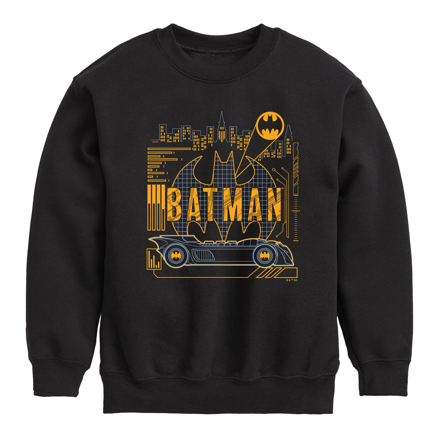 Boys 8-20 DC Comics Batman Batmobile Fleece Sweatshirt