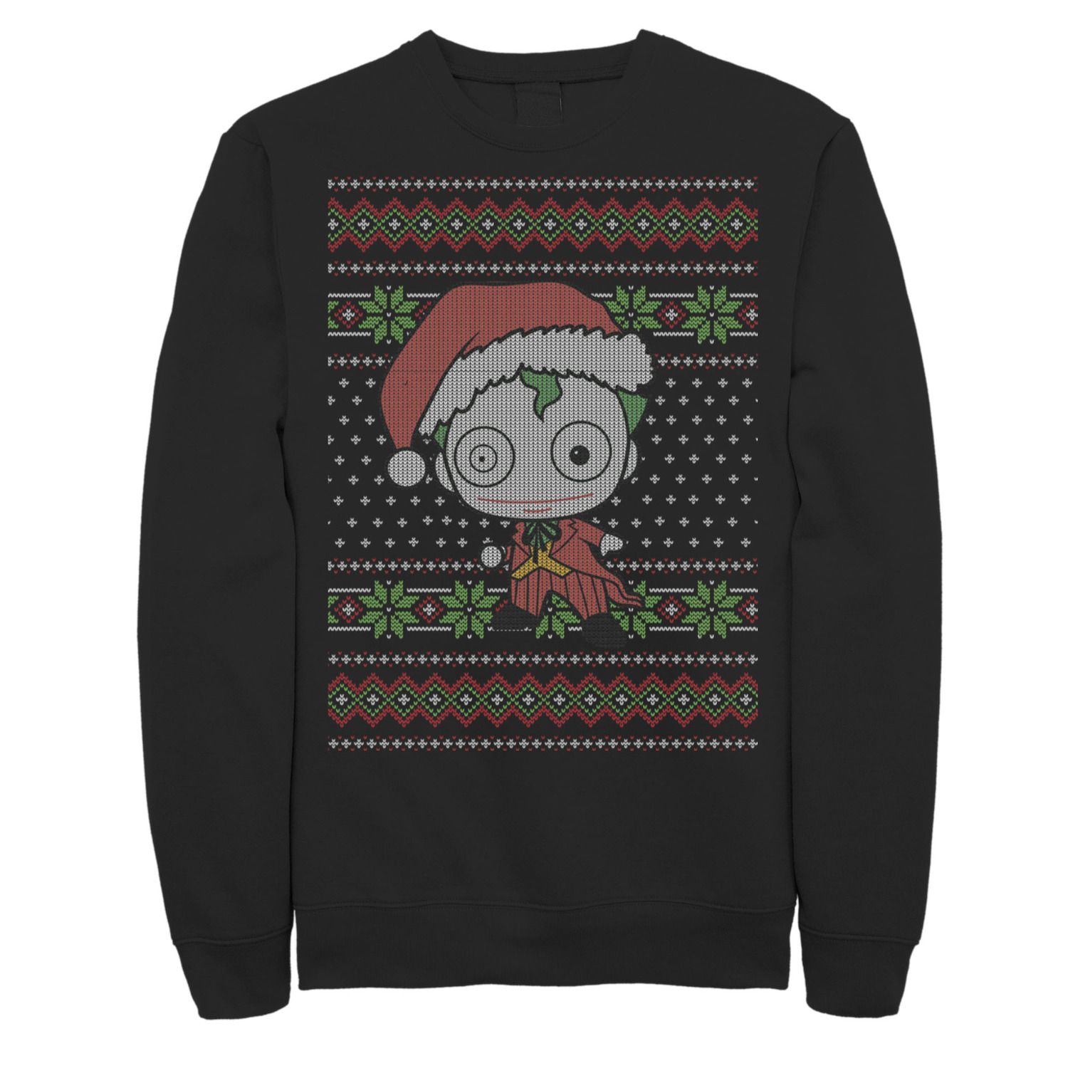 Batman Chibi Joker Knit Style Sweatshirt