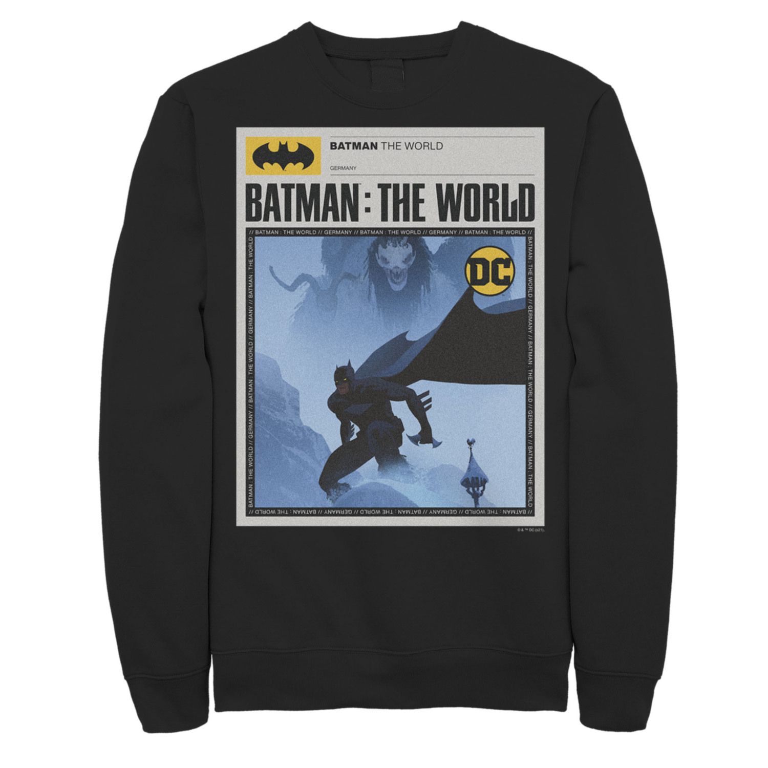 Batman: The World Germany News Poster Sweatshirt