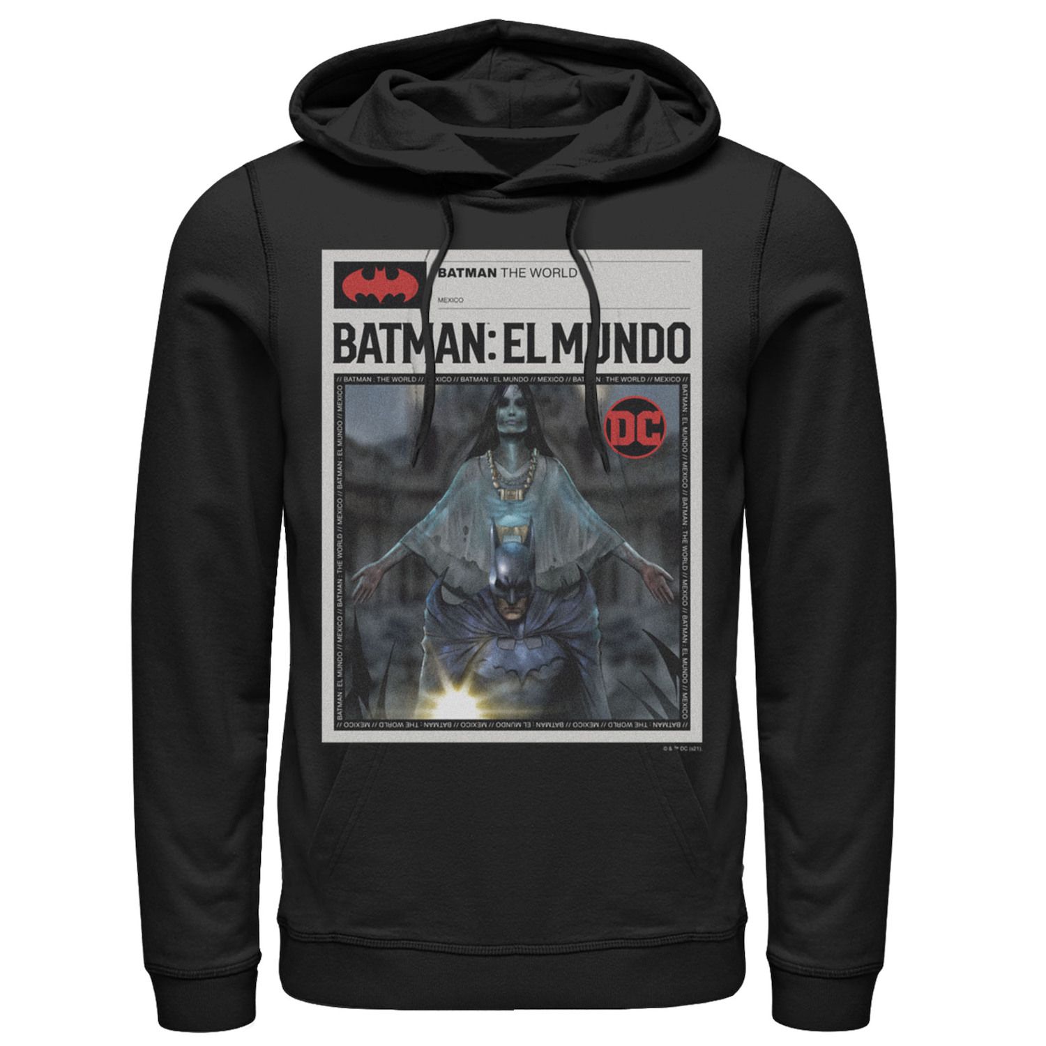 Batman The World Mexicao News Poster Unisex Hoodie