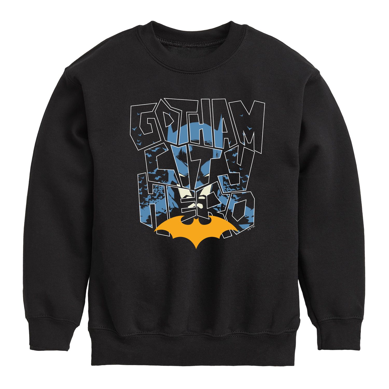 Boys 8-20 DC Comics Batman Gotham City Hero Fleece Sweatshirt