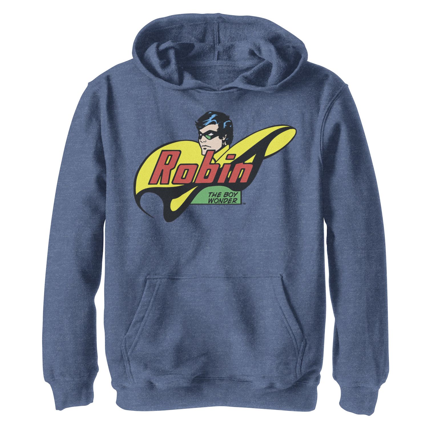 Boys 8-20 DC Comics Robin The Boy Wonder Comic Graphic Fleece Unisex Hoodie