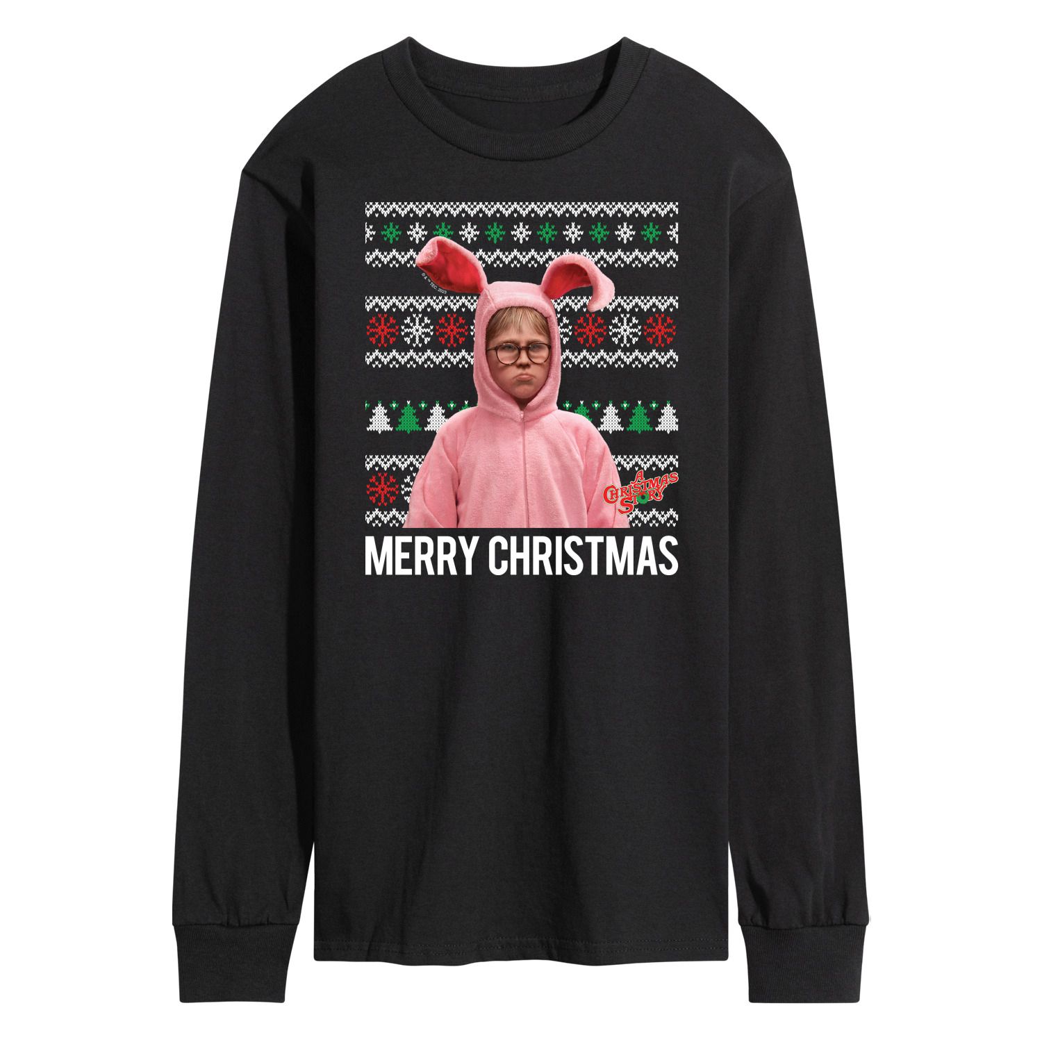 A Christmas Story Merry Christmas Unisex Long Sleeve Graphic Tee T-Shirt