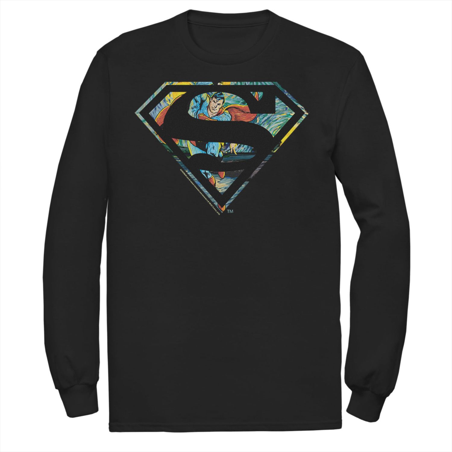 DC Comics Superman Face Logo Unisex Long Sleeve T-Shirt