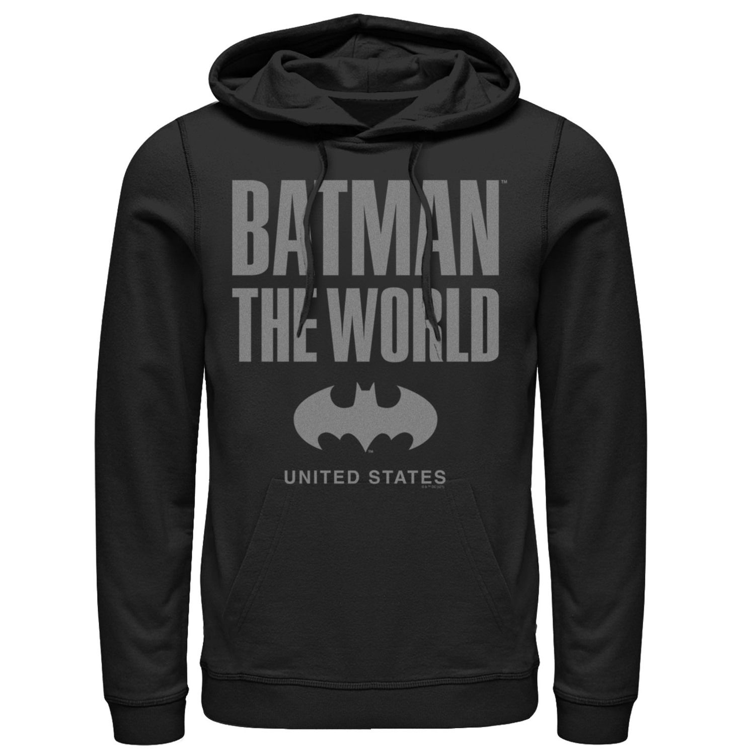 Batman: The World United States Icon Logo Unisex Hoodie