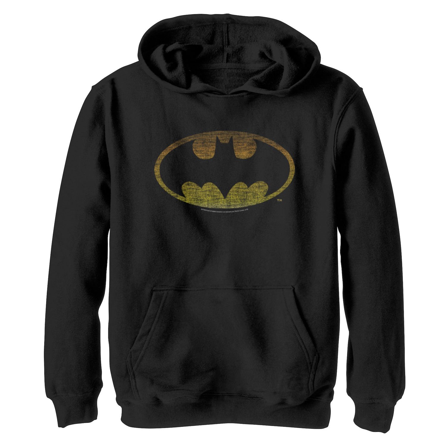 Boys 8-20 Batman Color Bat Chest Graphic Fleece Unisex Hoodie