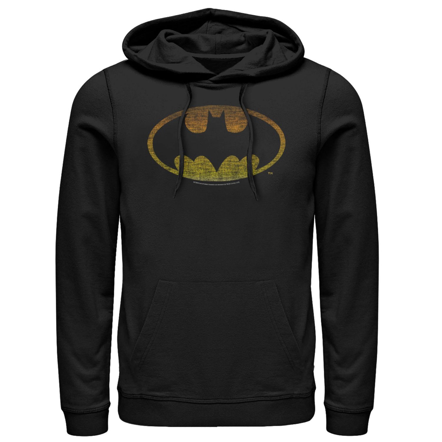 Batman Classic Symbol Faded Unisex Hoodie