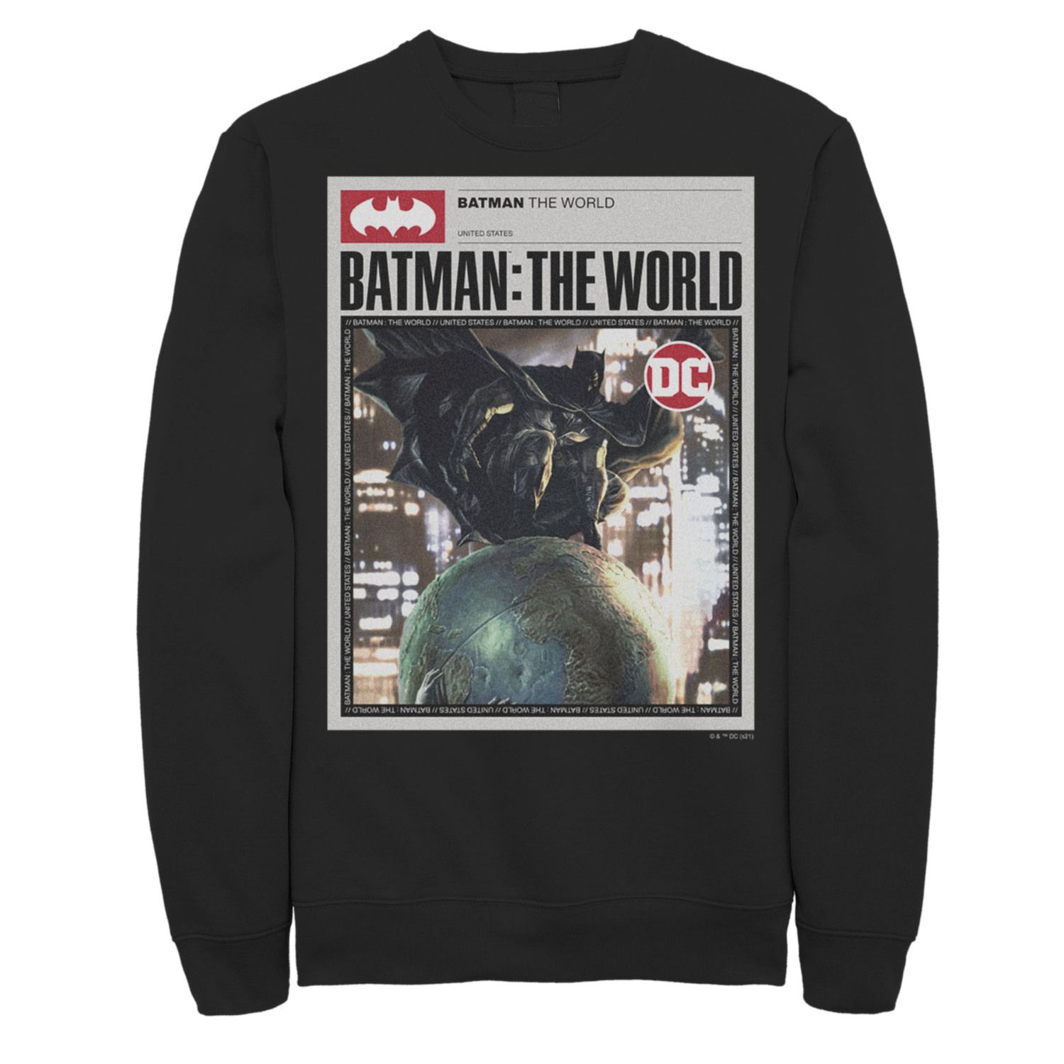 Batman: The World Germany Red Bat Logo Sweatshirt