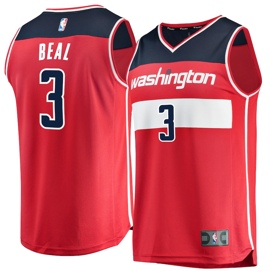 Bradley Beal Washington Wizards Fanatics Branded Fast Break Replica Jersey Red - Icon Edition-638647503789865766