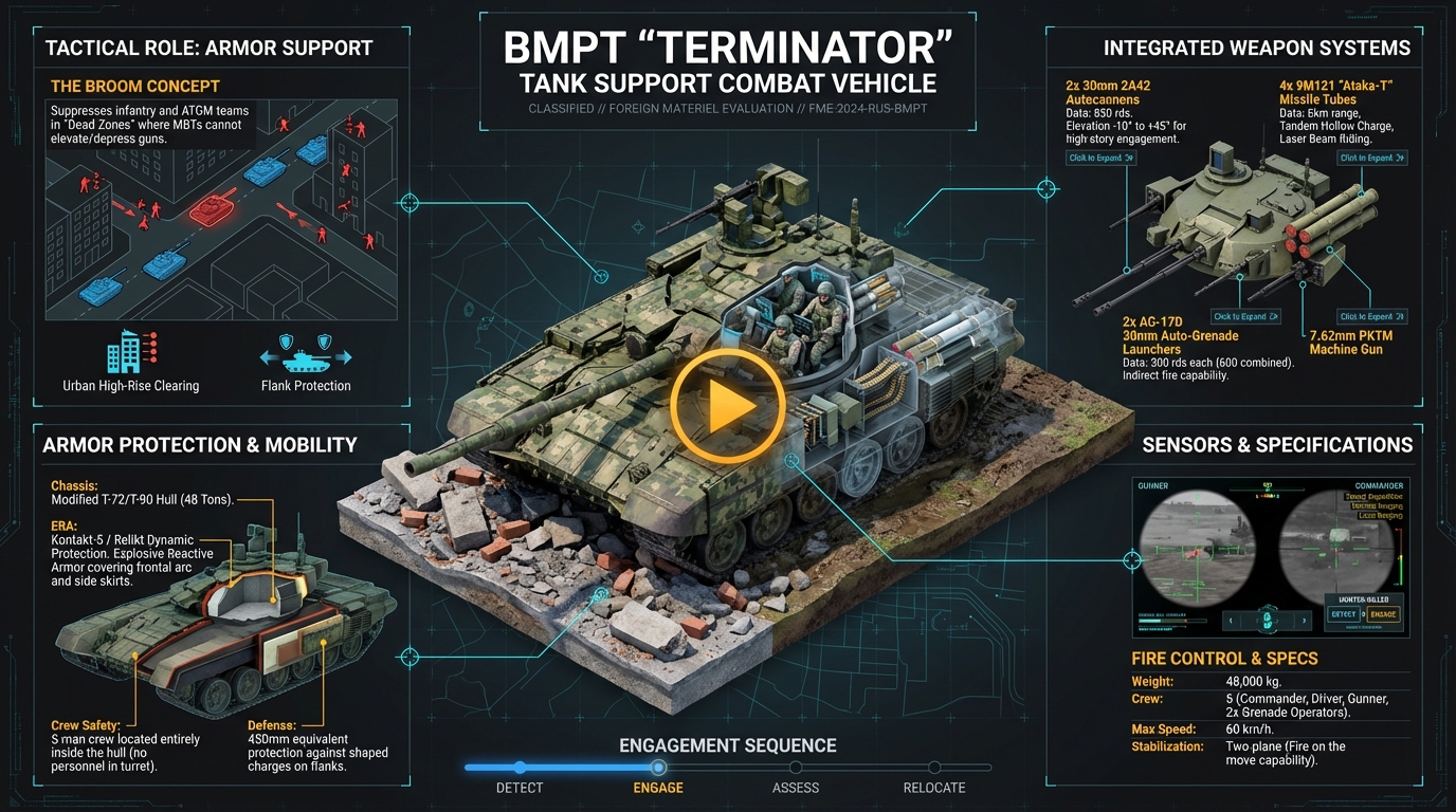 BMPT Terminator Infographic