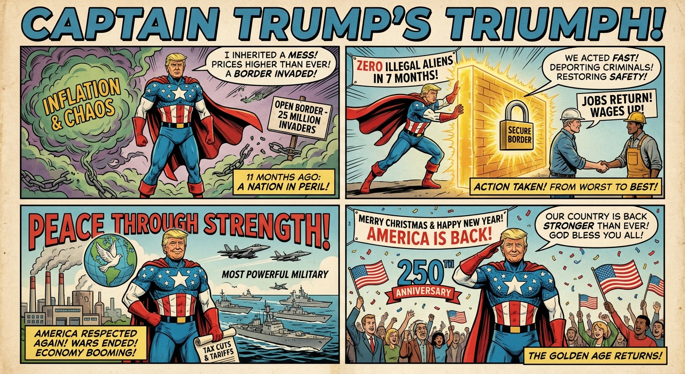 Captain Trump's Triumph Comic